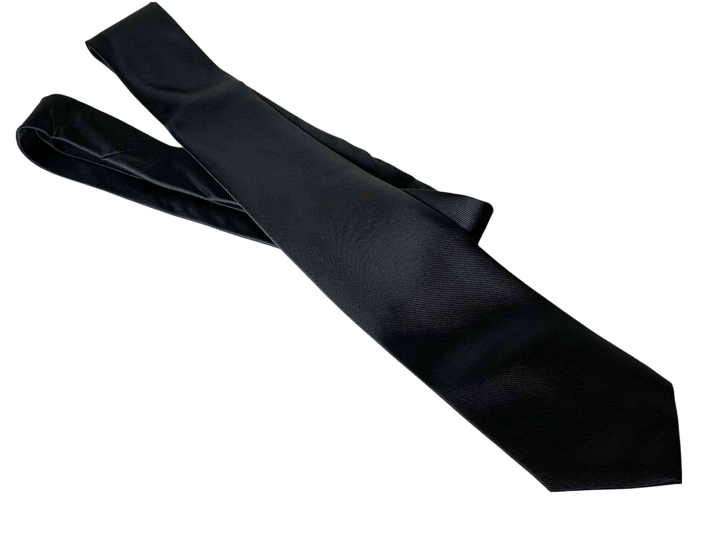 Sidenslips i svart enkel modell utan dekor Svenska Frimurare Orden